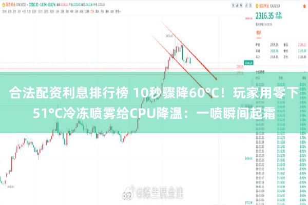 合法配资利息排行榜 10秒骤降60°C！玩家用零下51°C冷冻喷雾给CPU降温：一喷瞬间起霜