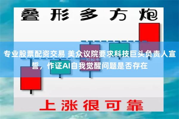 专业股票配资交易 美众议院要求科技巨头负责人宣誓，作证AI自我觉醒问题是否存在