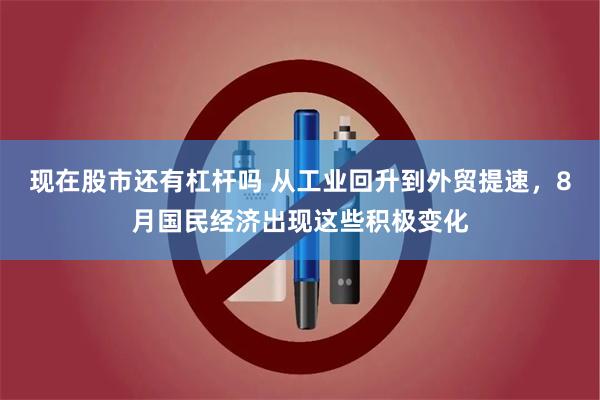 现在股市还有杠杆吗 从工业回升到外贸提速，8月国民经济出现这些积极变化