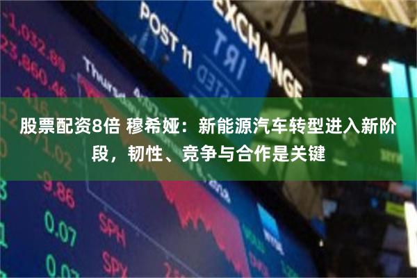 股票配资8倍 穆希娅：新能源汽车转型进入新阶段，韧性、竞争与合作是关键